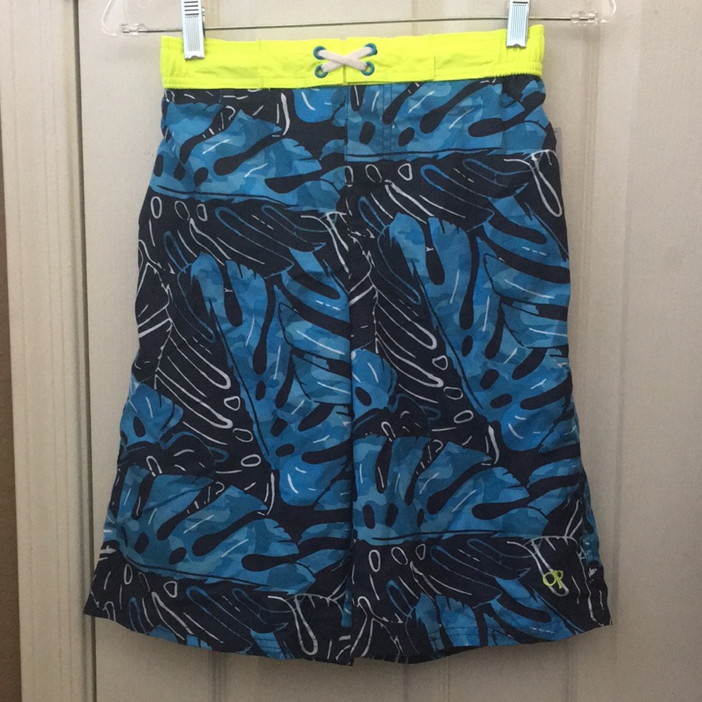 FINAL MARKDOWN Boys’ NWT Op Fashion Printed Blue Saphire Swim Shorts (L)